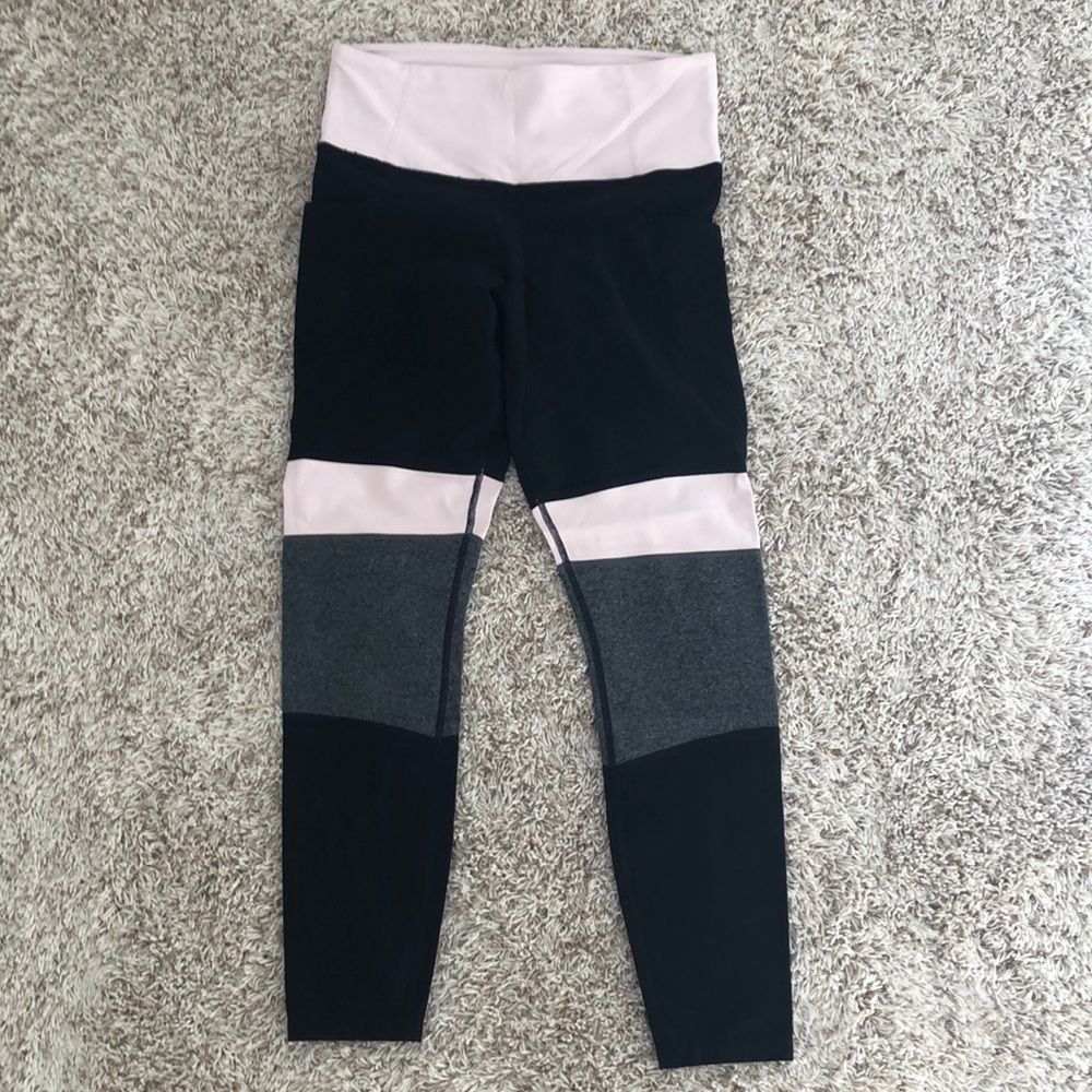 Athleta 7/8 Tight - Black, Pink, Heather Gray